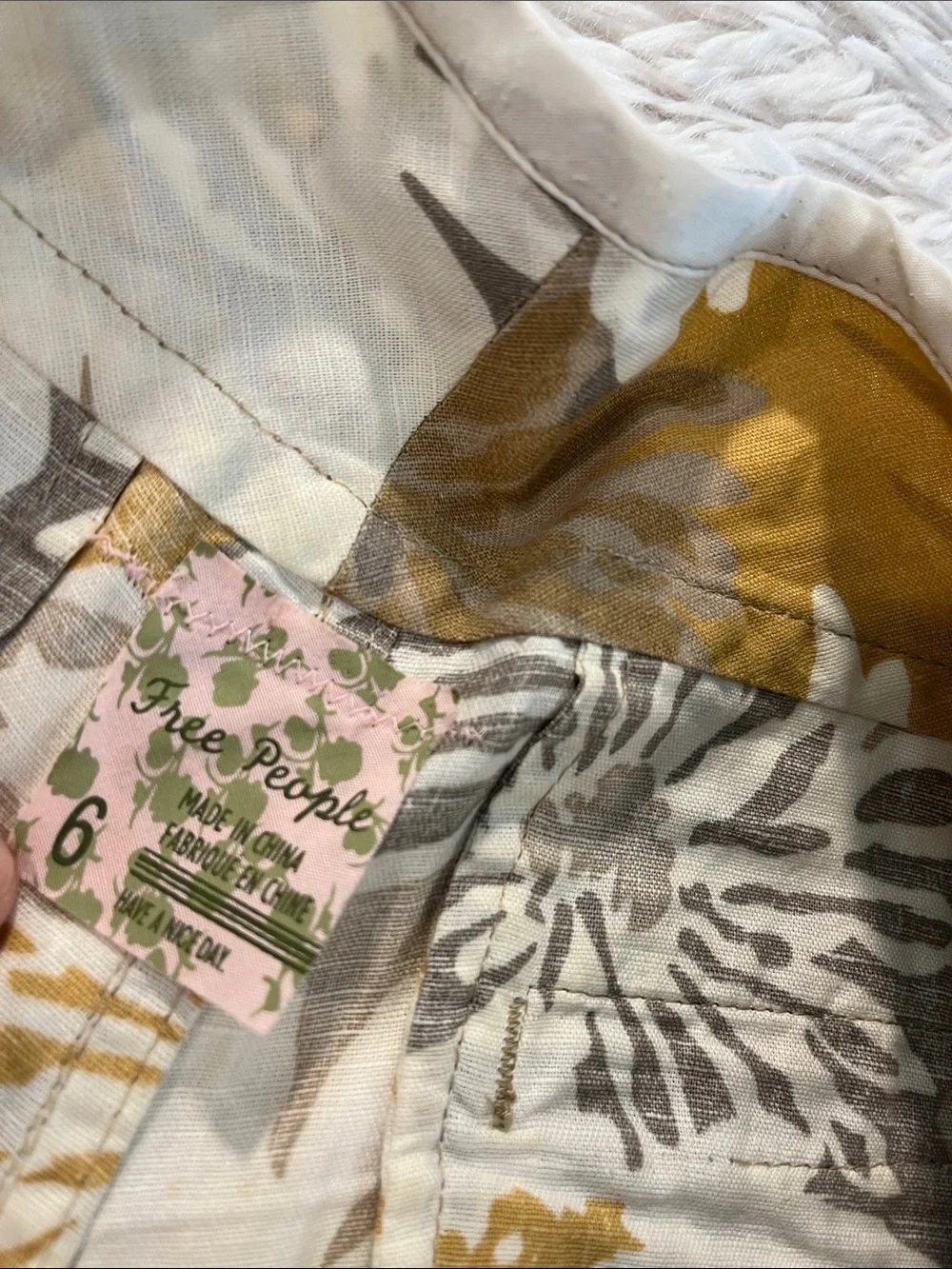 Free People Palm Springs shorts size 6